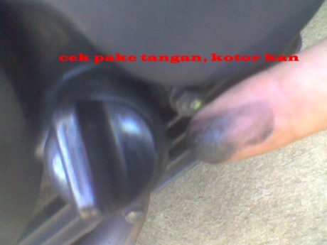 meler kan, sampe olinya kotor