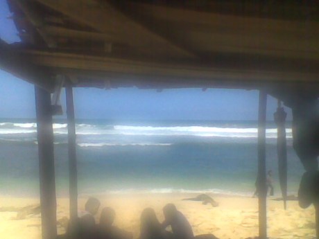 wow, pasir putih, laut biru