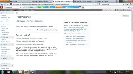 selamat postingan ke-80