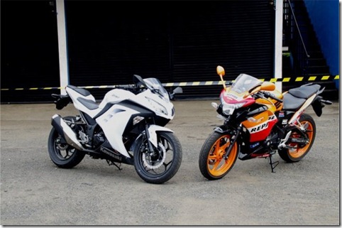 NEW NINJA 250 FI VS HONDA CBR 250