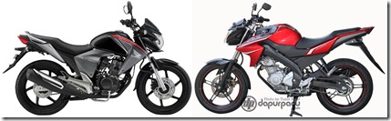 yamaha vixion 2013 vs honda new megapro 1