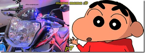 headlamp yamaha new vixion mirip sinchan