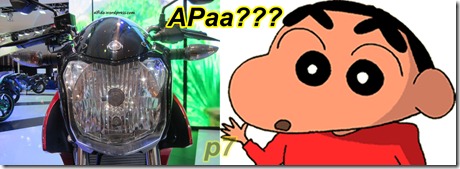 headlamp yamaha new vixion sinchan