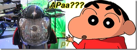 headlamp yamaha new vixion sinchan