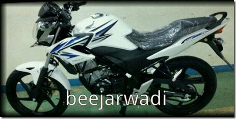 honda cb150r putih biru