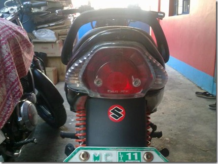 stoplamp suzuki raider j