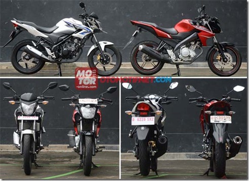 desain honda Cb150R vs yamah new vixion lighning