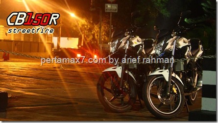 honda cb150r malam