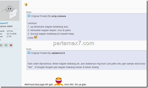 solusi jok honda cb150R susah 