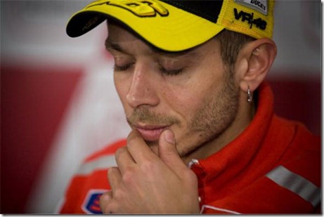 rossi unhappy
