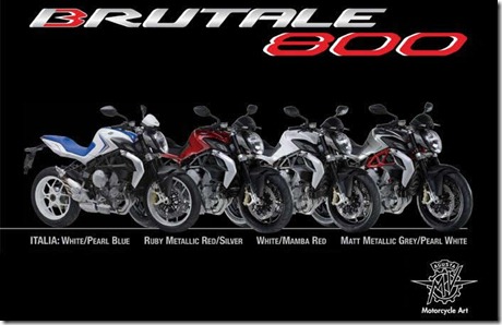 Brutale 800 2013 Colours