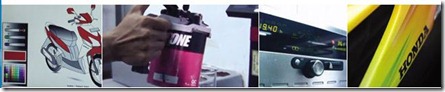 contoh honda painting shop