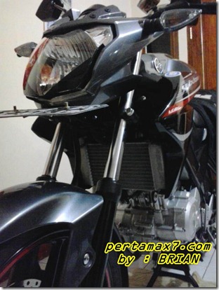 dudukan plat nomer yamaha new vixion dengan braket nopol suzuki satria f 4