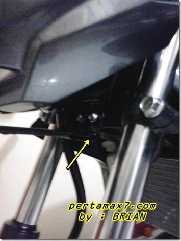dudukan plat nomer yamaha new vixion dengan braket nopol suzuki satria f