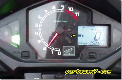 indikator bensin honda new megapro 1