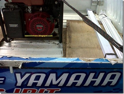 pick-up yamaha angkut genset honda (Small)