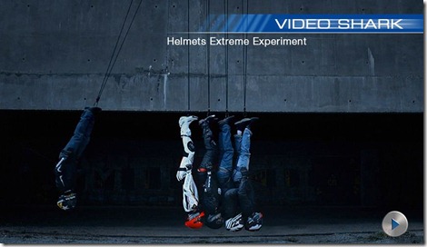 shark helmet absorbing shock