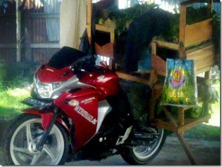honda cbr250r jualan sayur 1