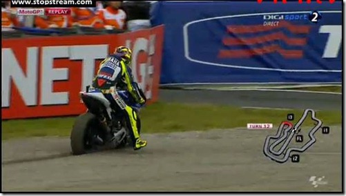 rossi keluat lintasan