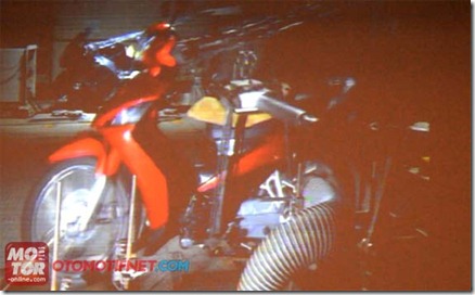 suzuki shooter test bareng suzuki hayabusa