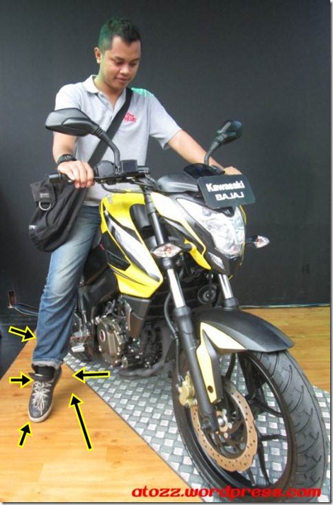 kawasaki bajaj pulsar 200ns 170 masih jinjit (Small)