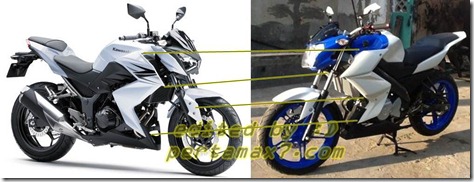 kawasaki z250 vs yamaha new vixion ligtning