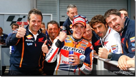 marc marquez won motogp germany 2013