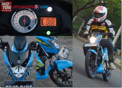 testride suzuki satria fu 2013