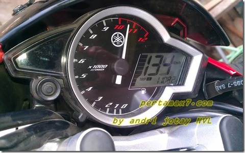 top speed yamaha new vixion standart tengah andri