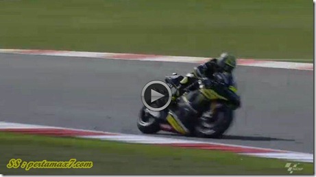 cal crutlow crash on silverstone 8