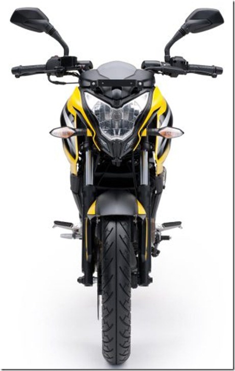kawasaki bajaj pulsar 200ns front view