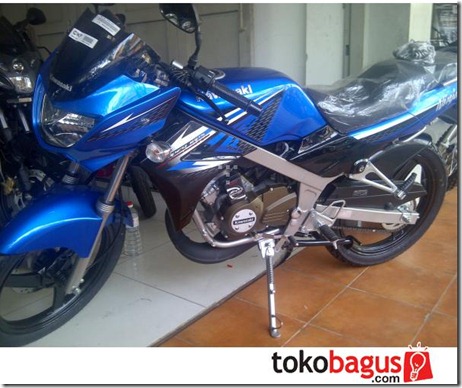 kawasaki ninja 150 R blue dongker 6