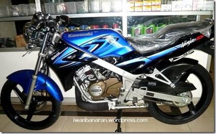 kawasaki ninja 150 R blue