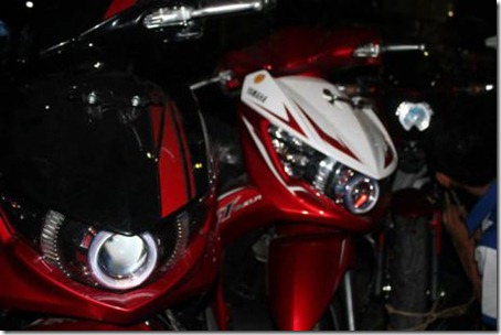 matic yamaha headlamp projie