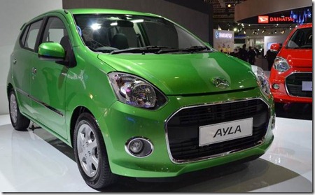 daihatsu ayla 2013 green 1