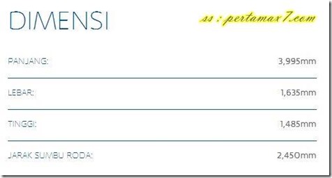 dimensi datsun go plus