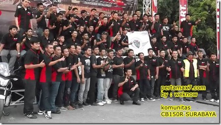komunitas honda CB150R surabaya 1