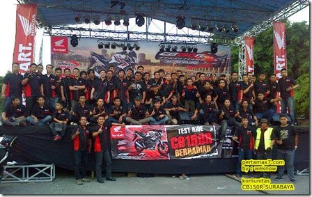 komunitas honda CB150R surabaya 2