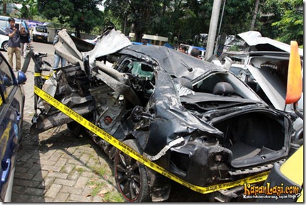 lancer dul kecelakaan