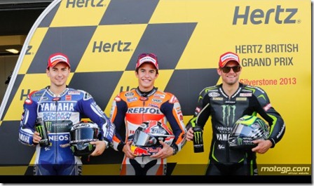 marquez pole position on silverstone