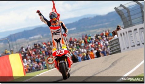 marquez won on aragon