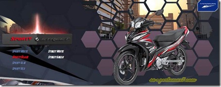 yamaha jupiter z1 sporty black