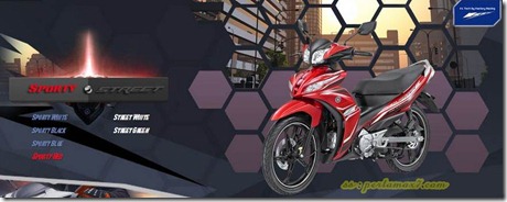 yamaha jupiter z1 sporty red