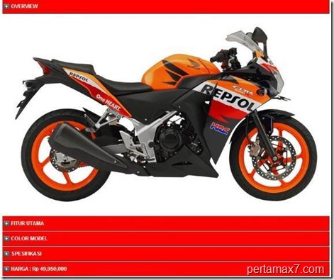 honda CBR250R Repsol std (Small)