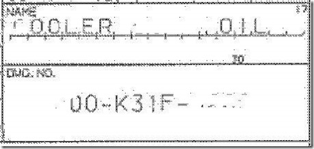 HONDA K31F oil cooled