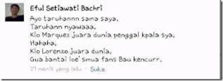 Fans Lorenzo 99 Indonesia 1