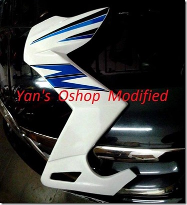 honda CB150R pakai half fairing ala Kawasaki Z250  3