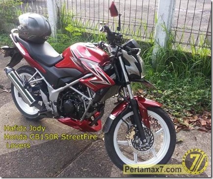 Honda CB150R pakai knlapot Suzuki Satria Fu 2 (Small)