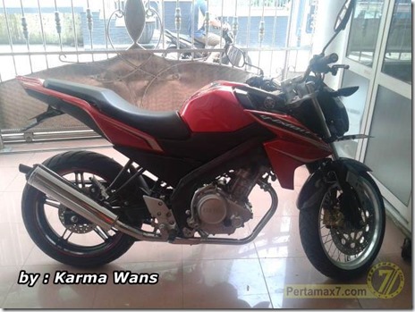 yamaha new vixion pakai knalpot suzuki satria fu