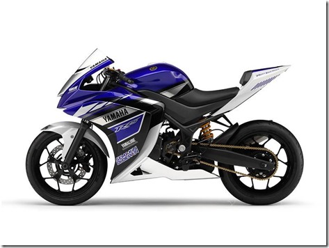 yamaha R25 side